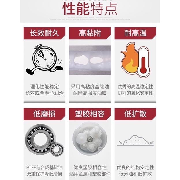 全合成 長效氟素脂 -20+240℃ NSF H1摩托車 電動 自行車鏈條 不甩油 潤滑油脂-細節圖5