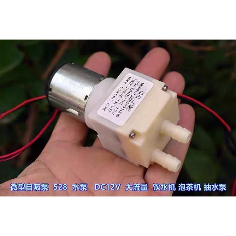 (全新庫存) 集創興 528 自吸泵 水泵  DC12V 大流量 飲水機 泡茶機 抽水泵-細節圖2
