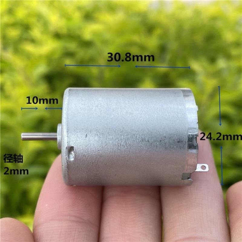 全新370直流馬達 1.5V-6V貴金屬電刷 低壓啓動 高速馬達 模型玩具 DIY-細節圖3
