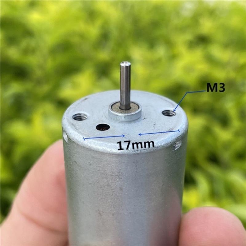 全新370直流馬達 1.5V-6V貴金屬電刷 低壓啓動 高速馬達 模型玩具 DIY-細節圖4