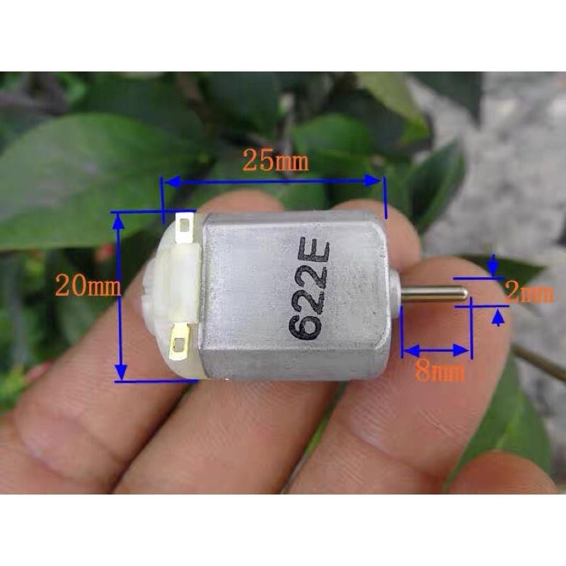 全新庫存 海寶 130馬達 強磁 碳刷 電動機 DIY馬達 24V 21000轉-細節圖2