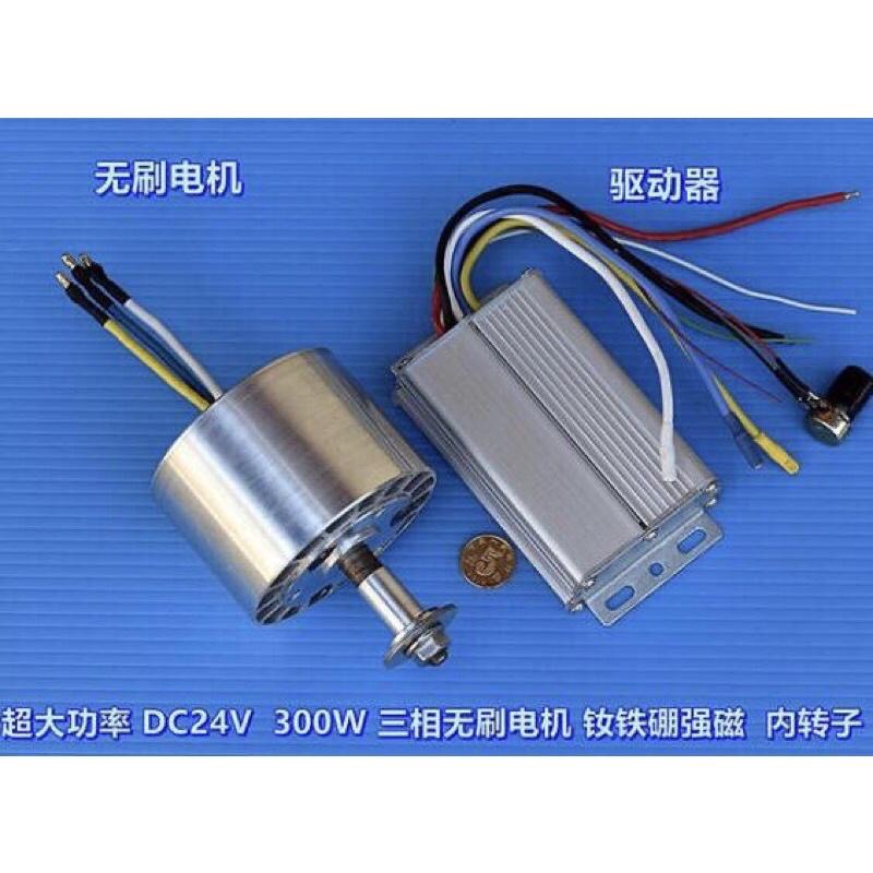 全新拆機 DC24V320W 三相無刷電機 馬達 釹鐵硼強磁 高速 大功率 驅動器-細節圖6