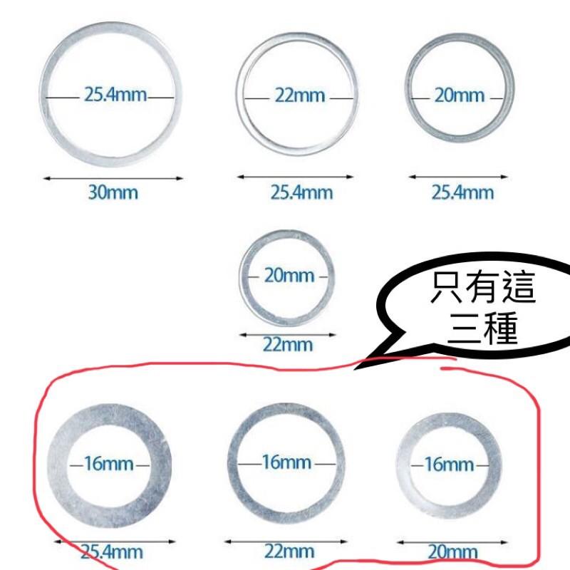 100型(4寸)角磨機 鋸片轉換墊圈 轉化墊圈 轉16mm內徑 轉換墊圈-細節圖4