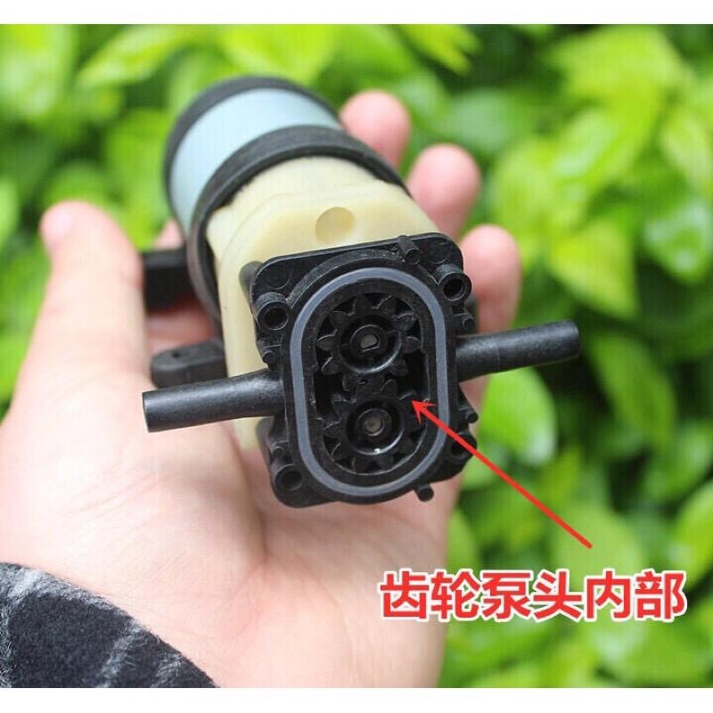 全新庫存 12V 550 齒輪泵 耐高溫 循環泵 抽油泵 高壓泵 換機油 齒輪油-細節圖4