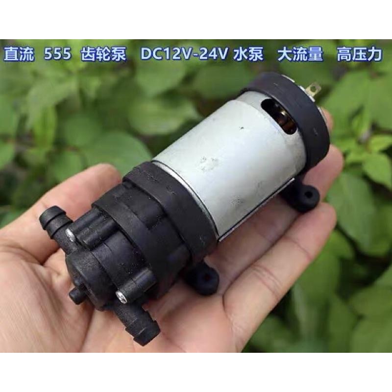 (全新散裝) 微型 直流 555 齒輪泵DC12V-24V 水泵 大流量  高壓力-細節圖2