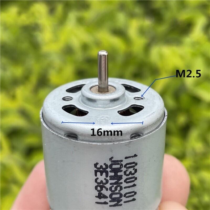 JOHNSON進口360直流微電機 3V-12V碳刷高轉速大扭力 玩具模型馬達-細節圖3