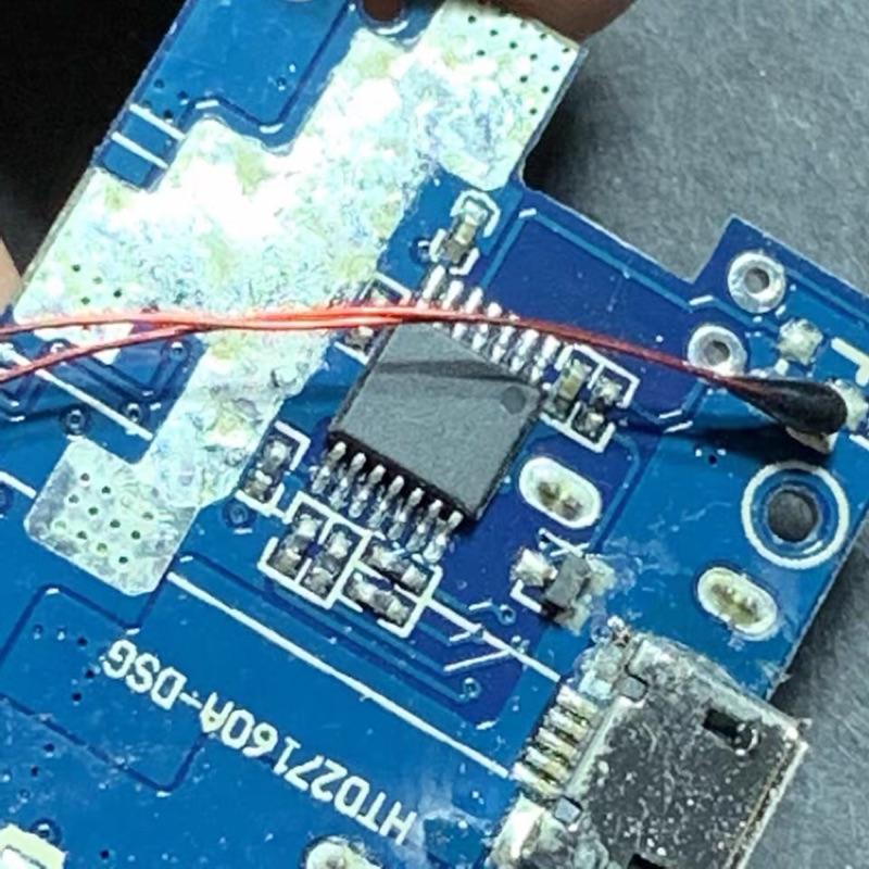 (全新庫存) IP5209方案 迷你 充電寶主板 帶溫感 密封電感 5V2.1A方案-細節圖4
