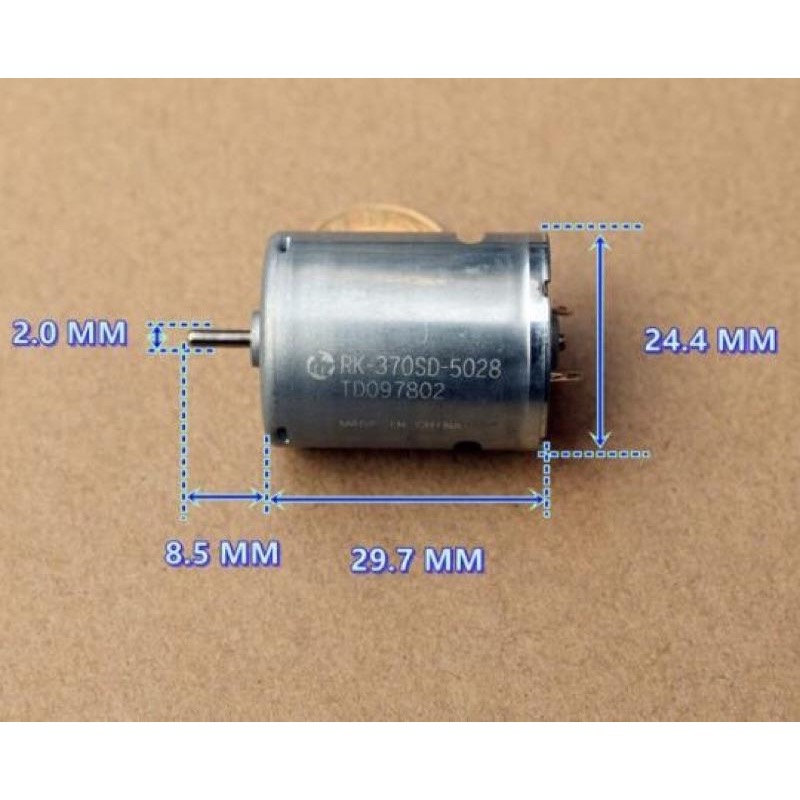 (全新庫存)萬寶至 370-5028 碳刷電機 高速 航模 船模 車模 模型動力 馬達 電機-細節圖7