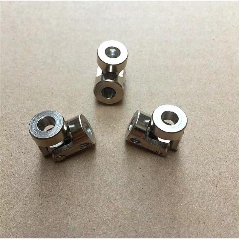 (付六角板手)金屬萬向 聯軸器 十字萬向節 轉向器關節 萬向 接頭 車船 模型配件-細節圖3