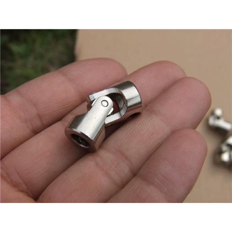 (付六角板手)金屬萬向 聯軸器 十字萬向節 轉向器關節 萬向 接頭 車船 模型配件-細節圖6