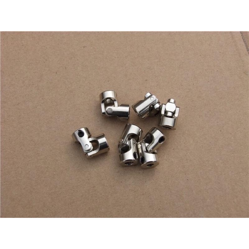 (付六角板手)金屬萬向 聯軸器 十字萬向節 轉向器關節 萬向 接頭 車船 模型配件-細節圖7