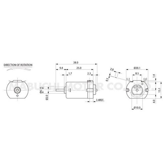 (全新散裝) 暴力黑皮 130 高速 四驅車馬達 微型直流電機 DIY馬達 3V 33000轉-細節圖3