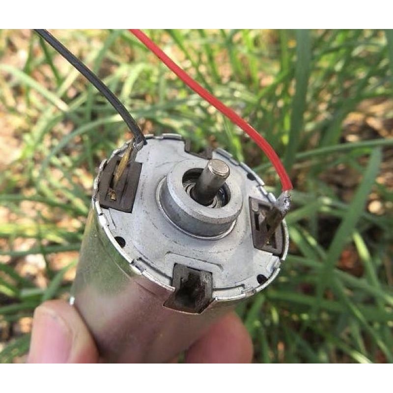 (全新散裝) 555 大扭力 直流馬達 強磁 高速碳刷 電機 前後滾珠軸承 12V-18V-細節圖3