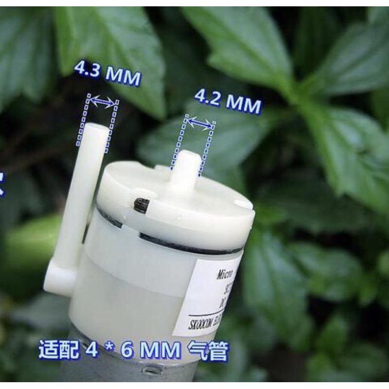 全新散裝庫存/1對) 可並聯 微型真空泵 氣泵 DC6V-12V 自吸泵 吸奶器泵（負壓氣泵 ）-細節圖3