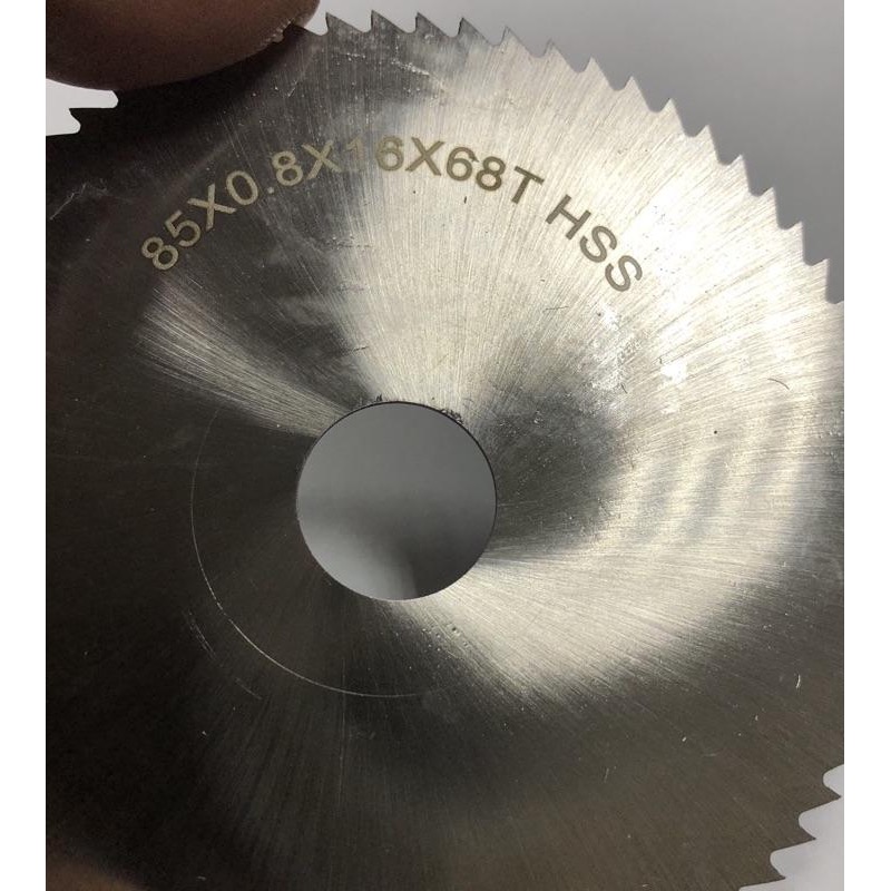 (1片/85*0.8*16*68T) HSS6542 鋸片銑刀 高速鋼 薄切割片 鋸片-細節圖3