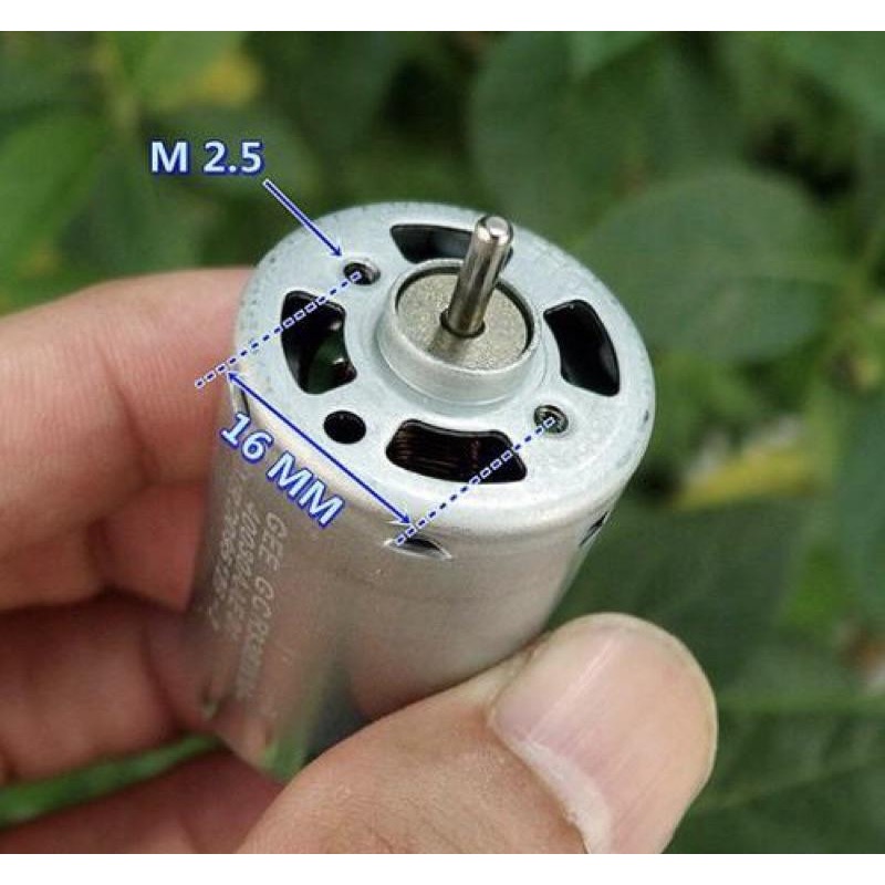 (全新原件庫存/1只)金駿達（GEE）強磁 大扭力380電機 DC12V 適合DIY 船模 車模 馬達-細節圖3