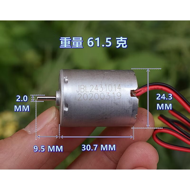 微型內轉子 2431 無刷馬達 內置驅動板 DC24V 2100 轉  靜音-細節圖8