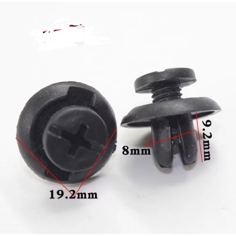 （10個）本田 翼子板 擋泥板 護板 塑料卡扣 多款車適用-細節圖4