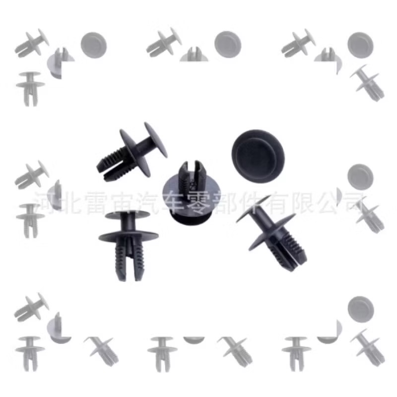 (10個) 適用於 Audi BMW 賓士 葉子板內襯 穿芯釘 尼龍固定卡扣-細節圖3
