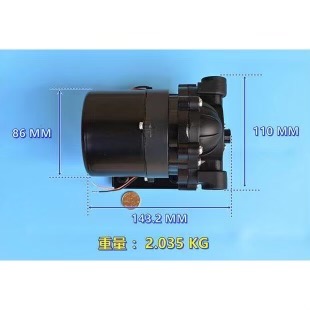 日本（Nidec）無刷水泵 DC24V 100W 大功率 自吸泵 淨水器 增壓泵-規格圖9