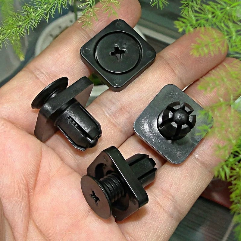 （5個）HONDA Fit city 奧德賽 HRV 雅哥 CRV civic 引擎下護板 底盤卡扣 方形卡扣-細節圖2