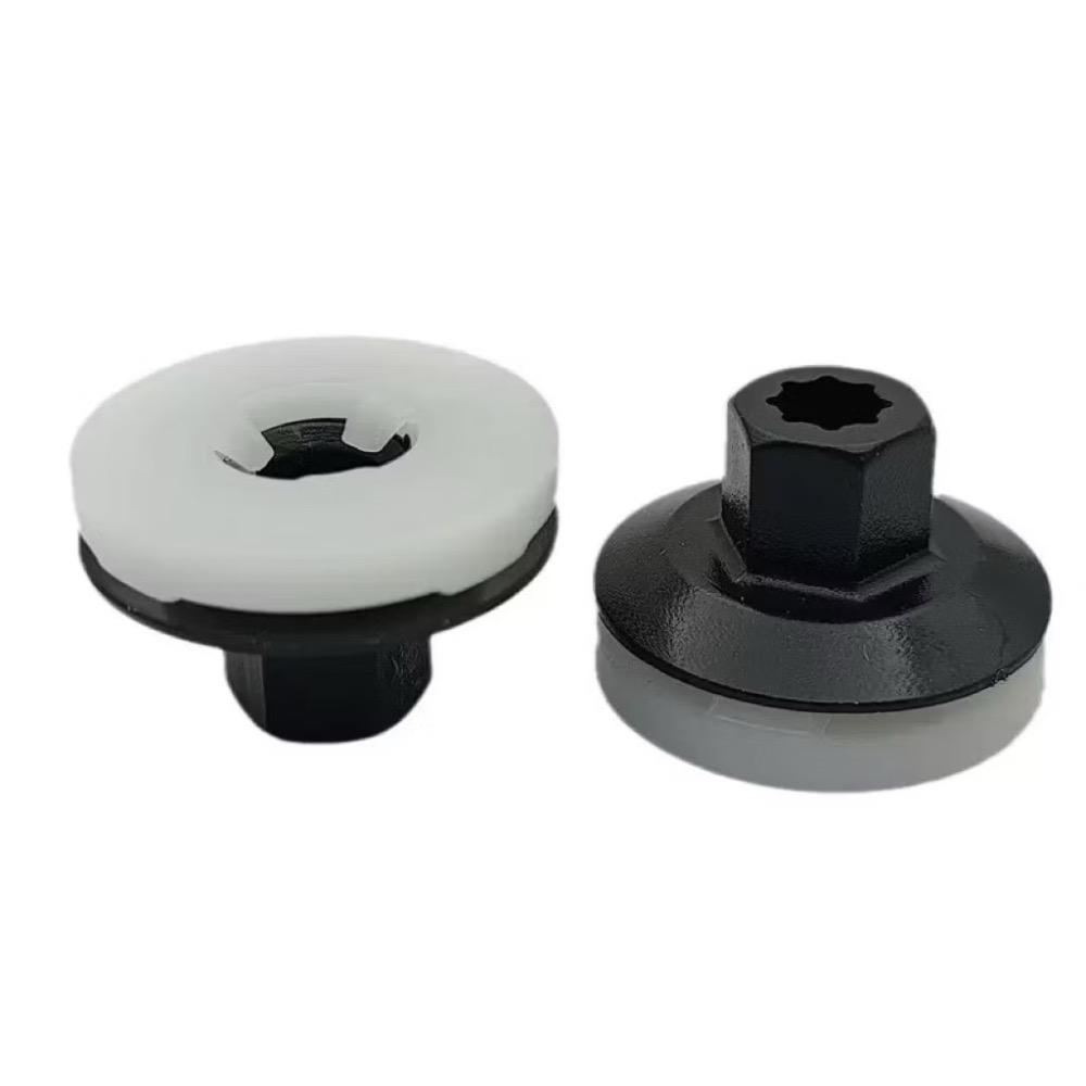 (黑、白各3個/3組)豐田 Lexus  引擎下護板 螺母卡扣 POM卡扣-細節圖3