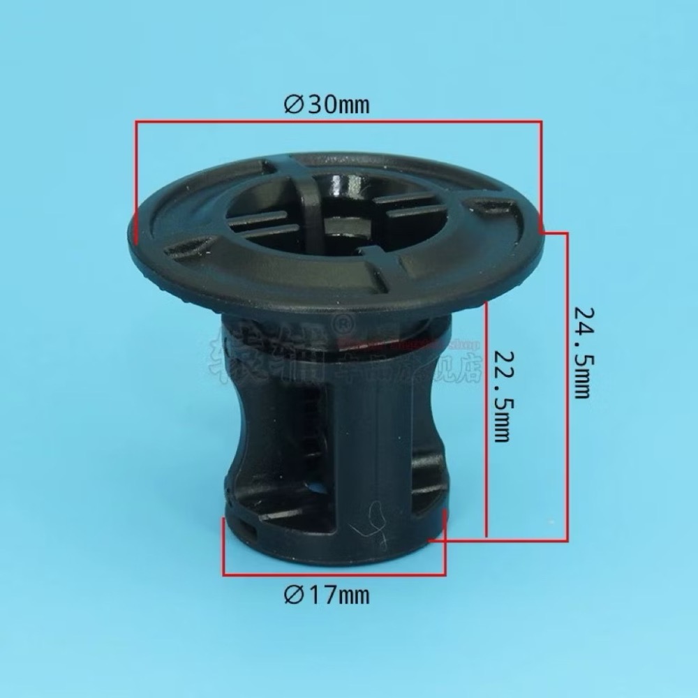 （黑+白/1組） 適用於 豐田 Lexus 底盤 下護板 下裙邊 加強尼龍 卡扣 螺母卡子-細節圖4