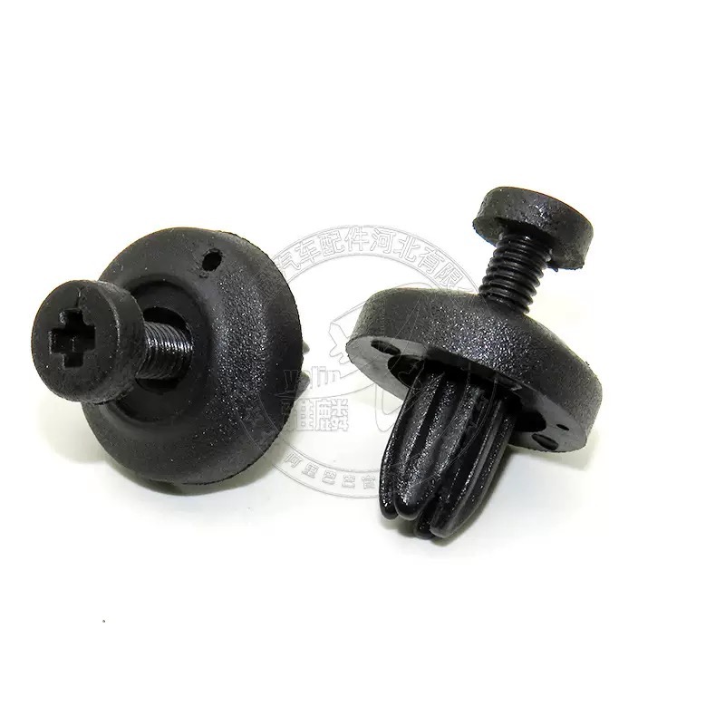 適用於 福特 經典福克斯 前車標 中網標彈簧 中網標固定 卡扣-細節圖5