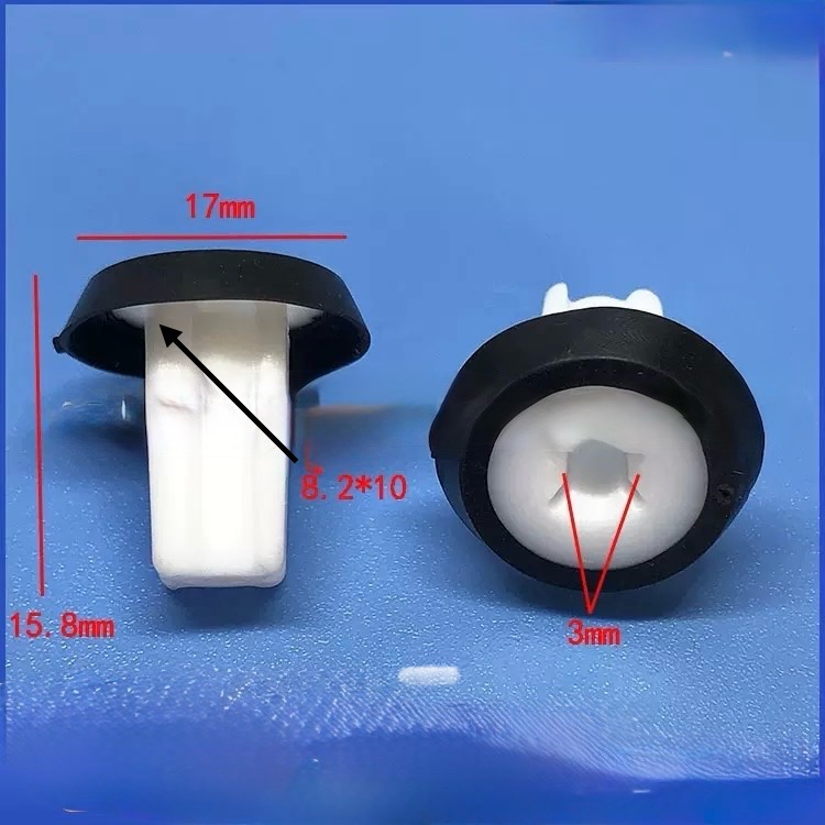 (4個) BMW 3系5系7系X1 X3X5後車牌托架 後牌照底座 卡子 POM卡扣-細節圖4
