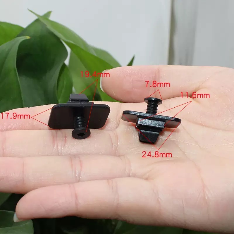 (2個裝) 適用於 4S專供 福斯 新凌度 高爾夫7 奧迪 後保險桿 導流下護板 固定卡扣-細節圖6