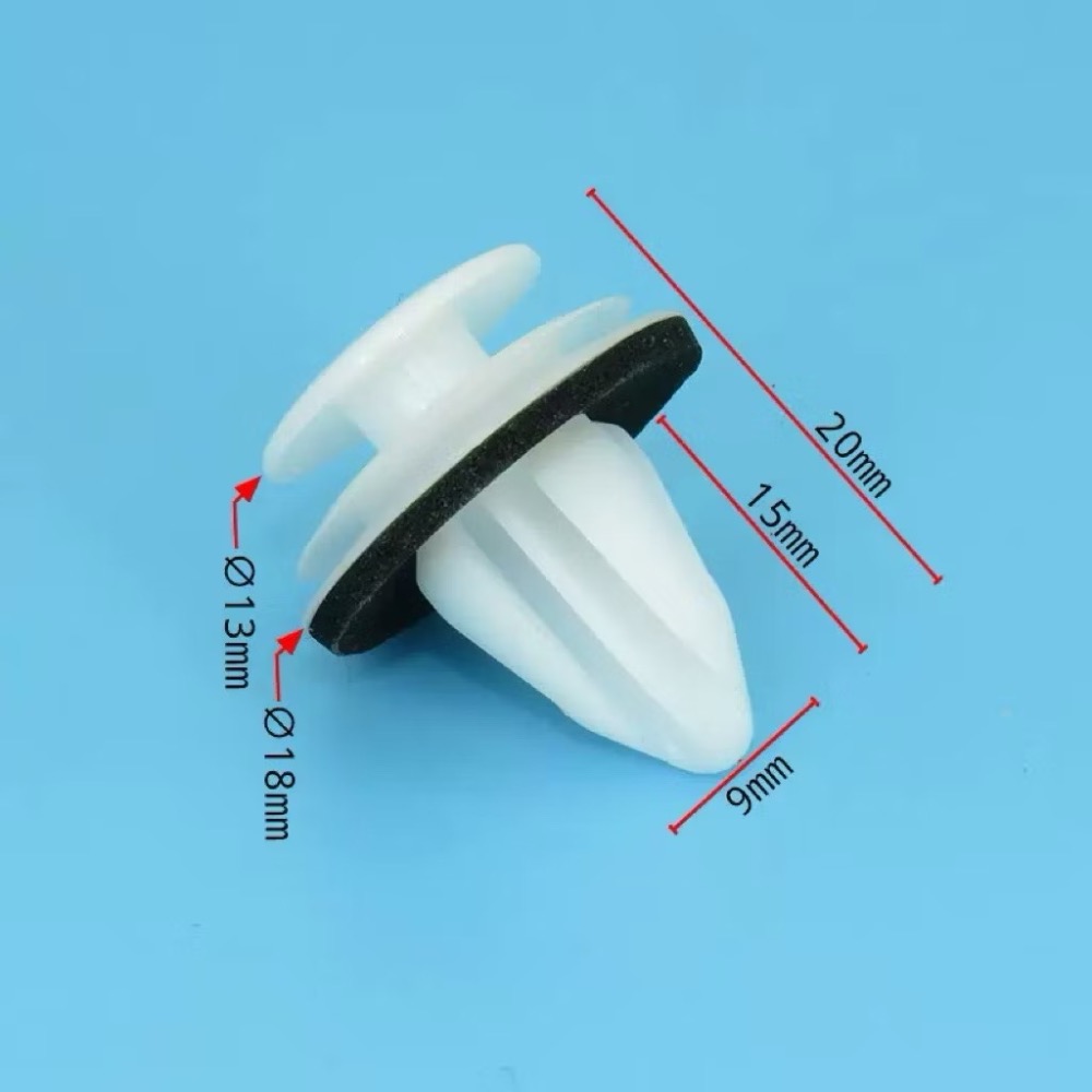 (5個) 豐田 車門板 底邊外飾板 側裙 底邊梁護板 加強尼龍 卡扣 卡子-規格圖4