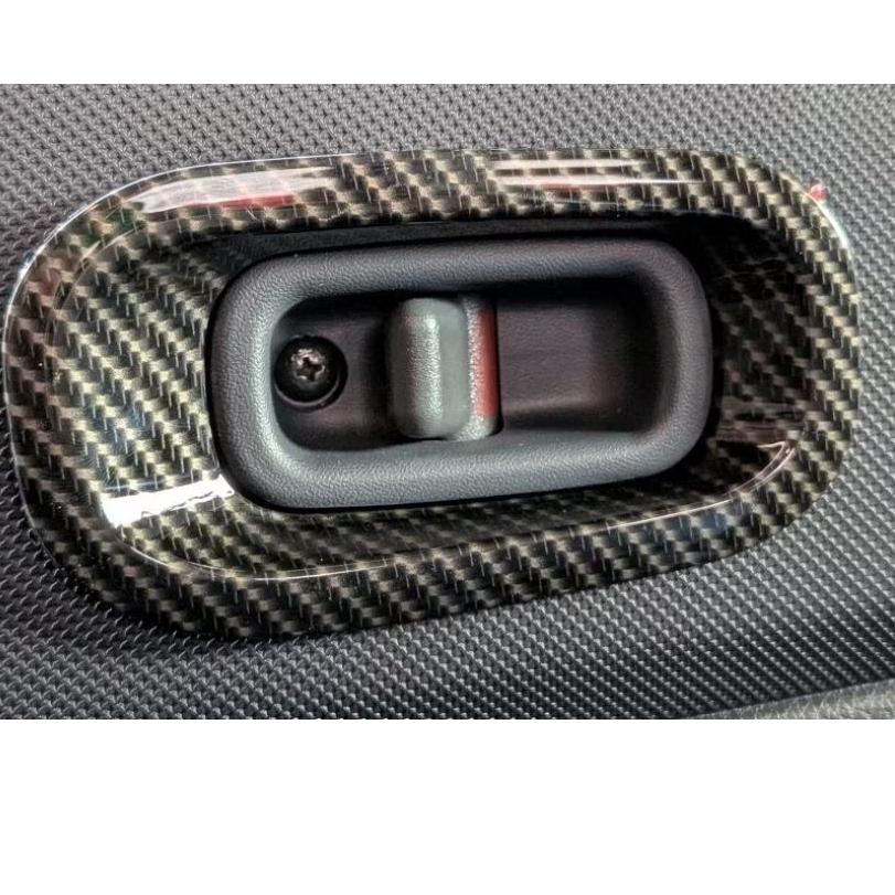 [J SPACE 廂車專用]中門門鎖栓 (卡夢/碳黑木紋) | 內門板 鎖扣飾框｜J SPACE配件｜J SPACE改裝-細節圖3