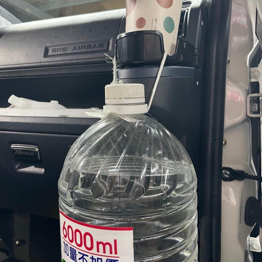 [J SPACE 廂/貨車專用]掛架式杯架｜汽車百貨｜收納｜置物｜掛勾｜車內配件｜J SPACE配件｜J SPACE改裝-細節圖2