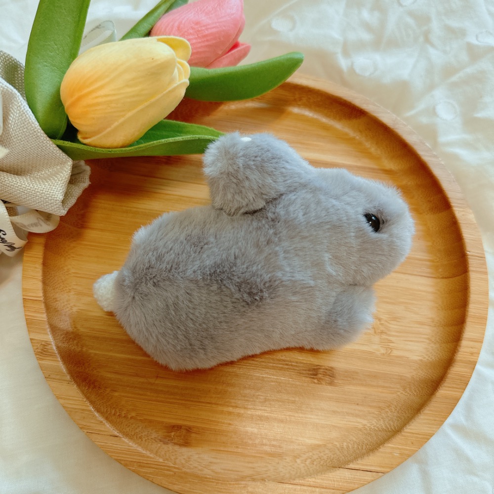 毛茸茸大兔子髮圈［荳荳童心飾界］-規格圖6