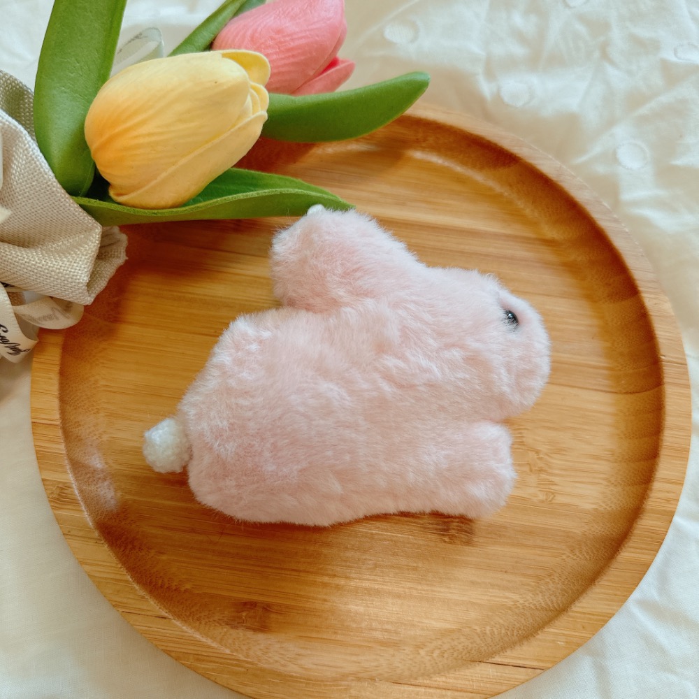 毛茸茸大兔子髮圈［荳荳童心飾界］-規格圖6