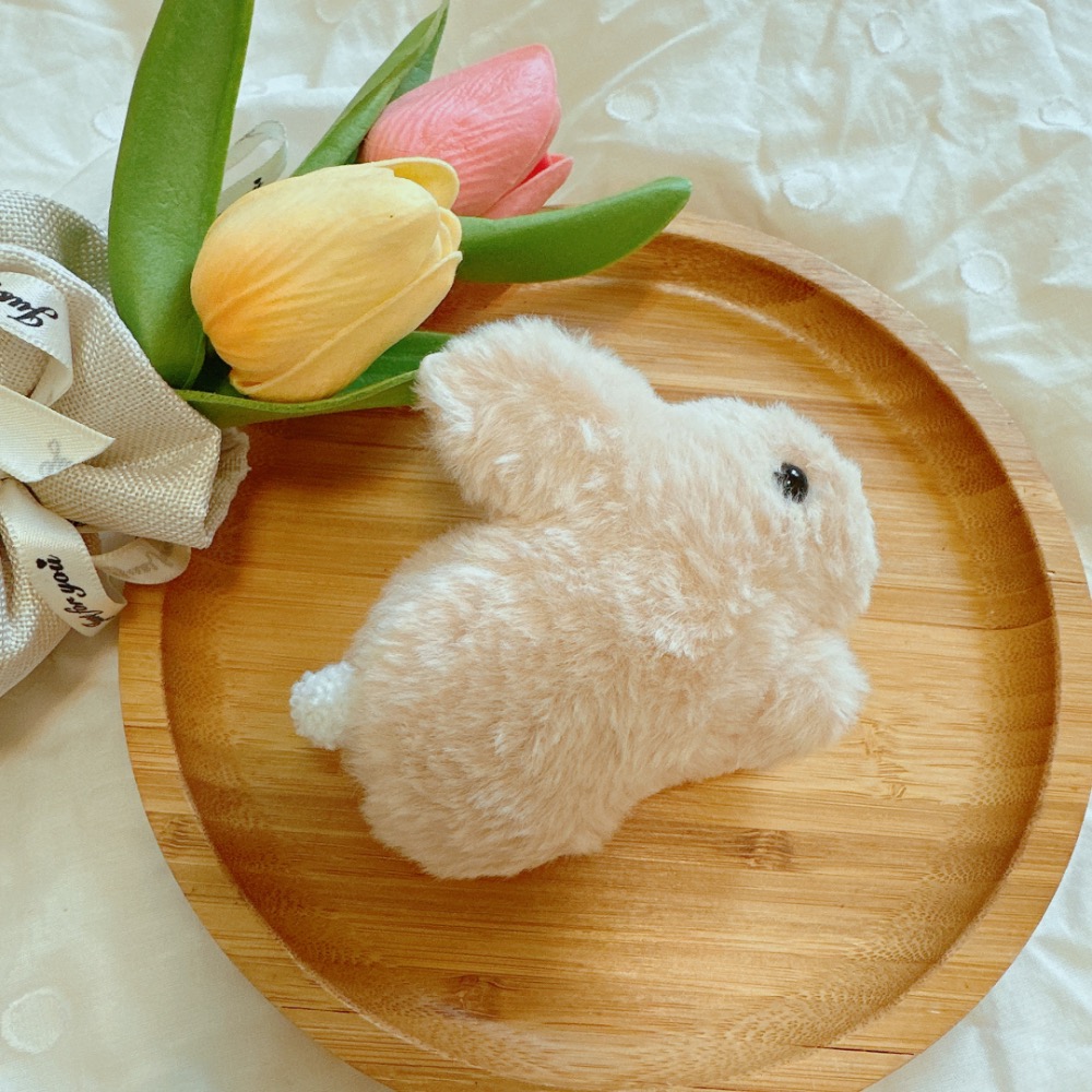 毛茸茸大兔子髮圈［荳荳童心飾界］-規格圖6