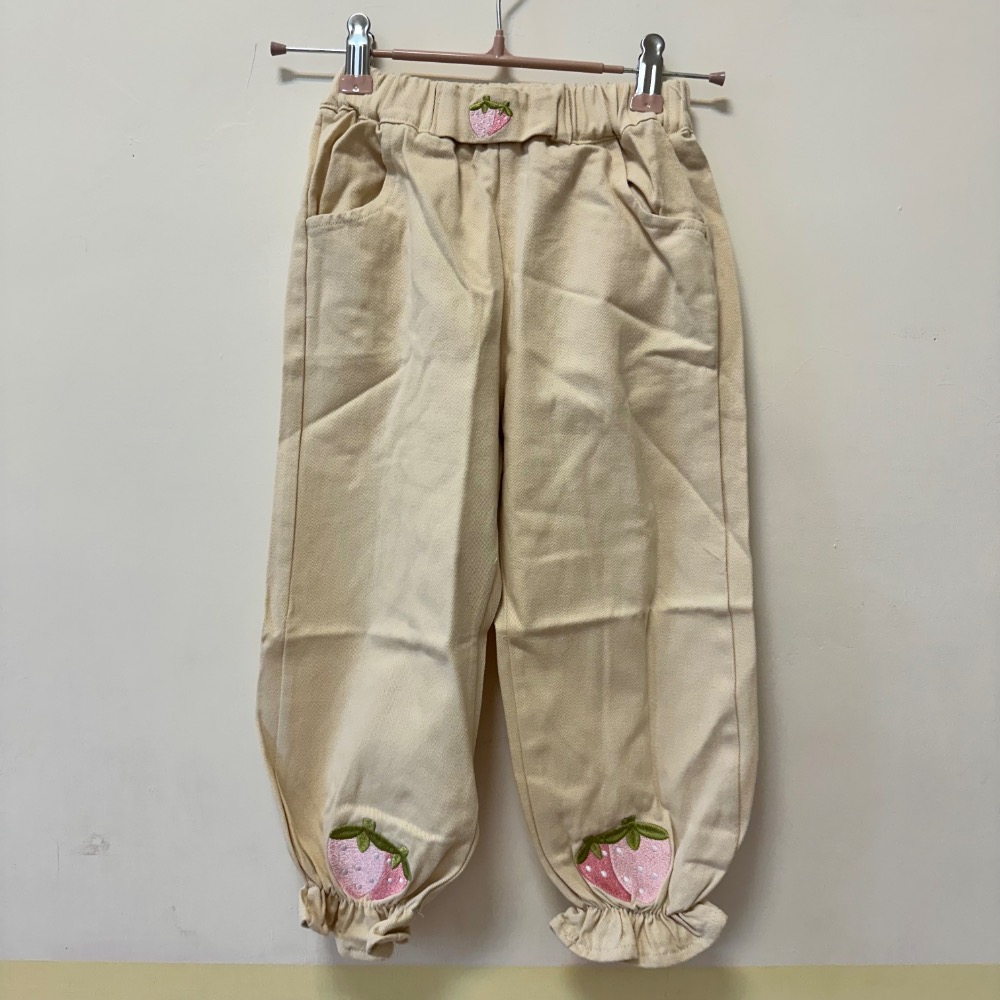 秋冬款兔子草莓長袖套裝·110碼 現貨實拍［荳荳童心飾界］-細節圖4