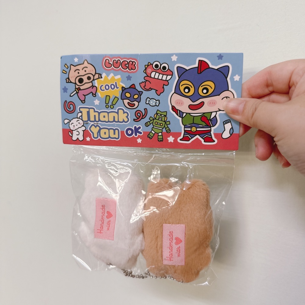 小狗娃娃一對裝附珠鏈［荳荳童心飾界］-細節圖2