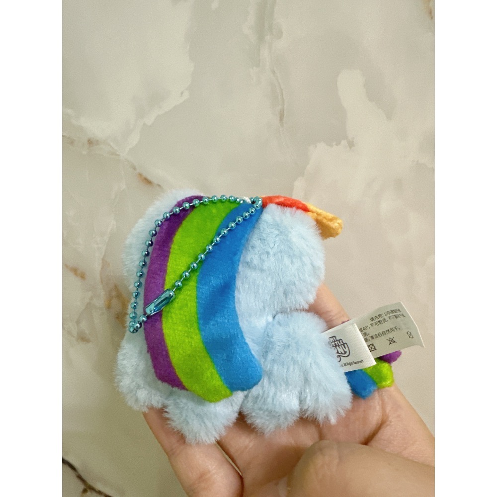 彩虹小馬 小馬寶莉 Q版吊飾 背包吊飾 毛絨娃娃 現貨實拍 3款［荳荳童心飾界］-細節圖3