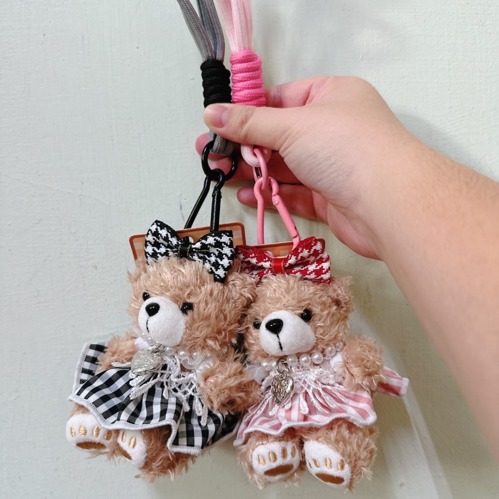 貴婦小熊掛件吊飾［荳荳童心飾界］-細節圖2