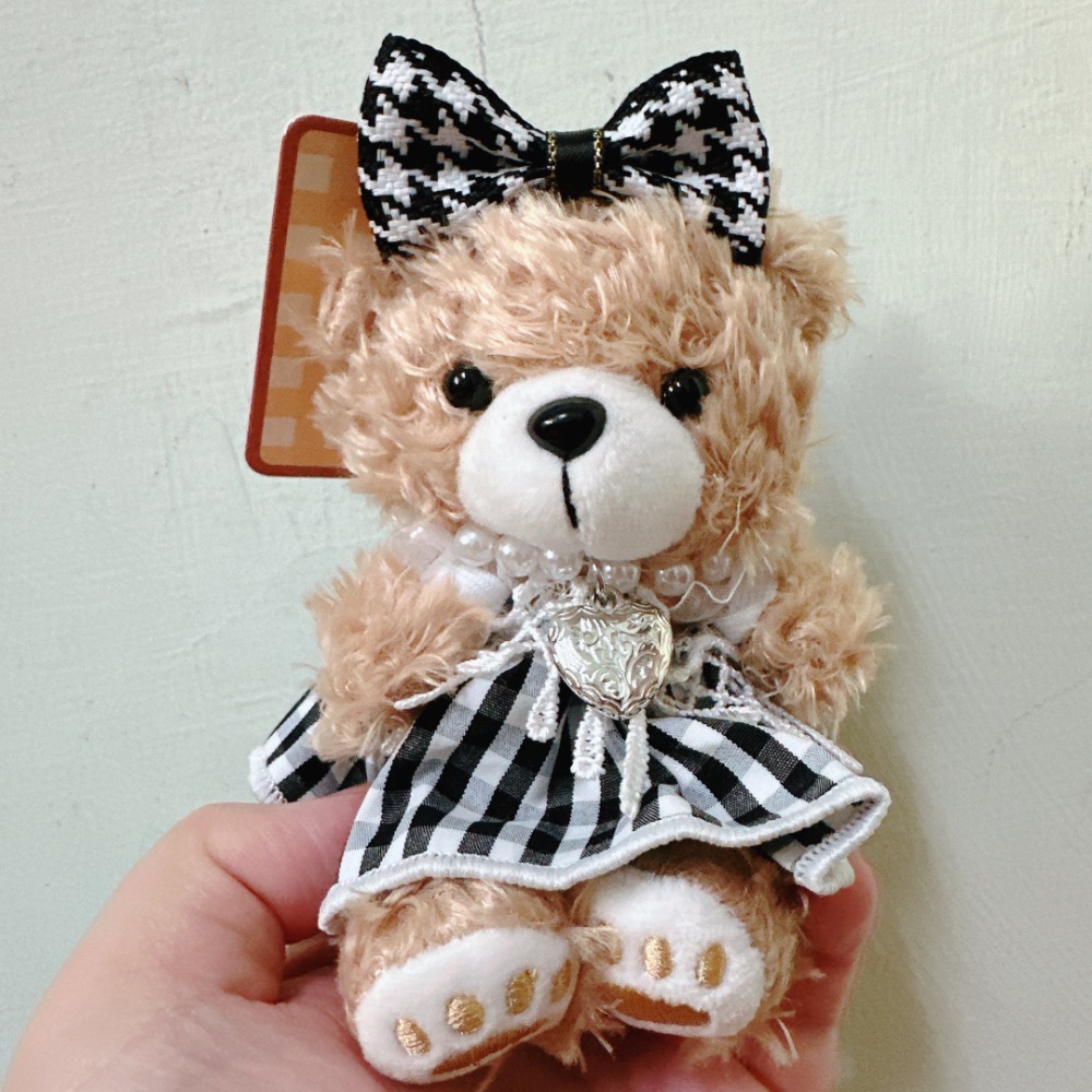 貴婦小熊掛件吊飾［荳荳童心飾界］-規格圖3