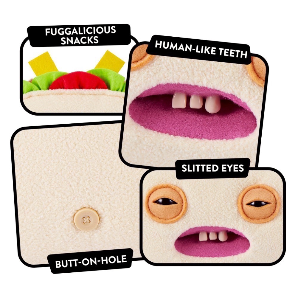 FUGGLER牙齒怪-9吋牙咪牙咪食物系列盲袋 正版公司貨 放克牙寶 現貨-細節圖7