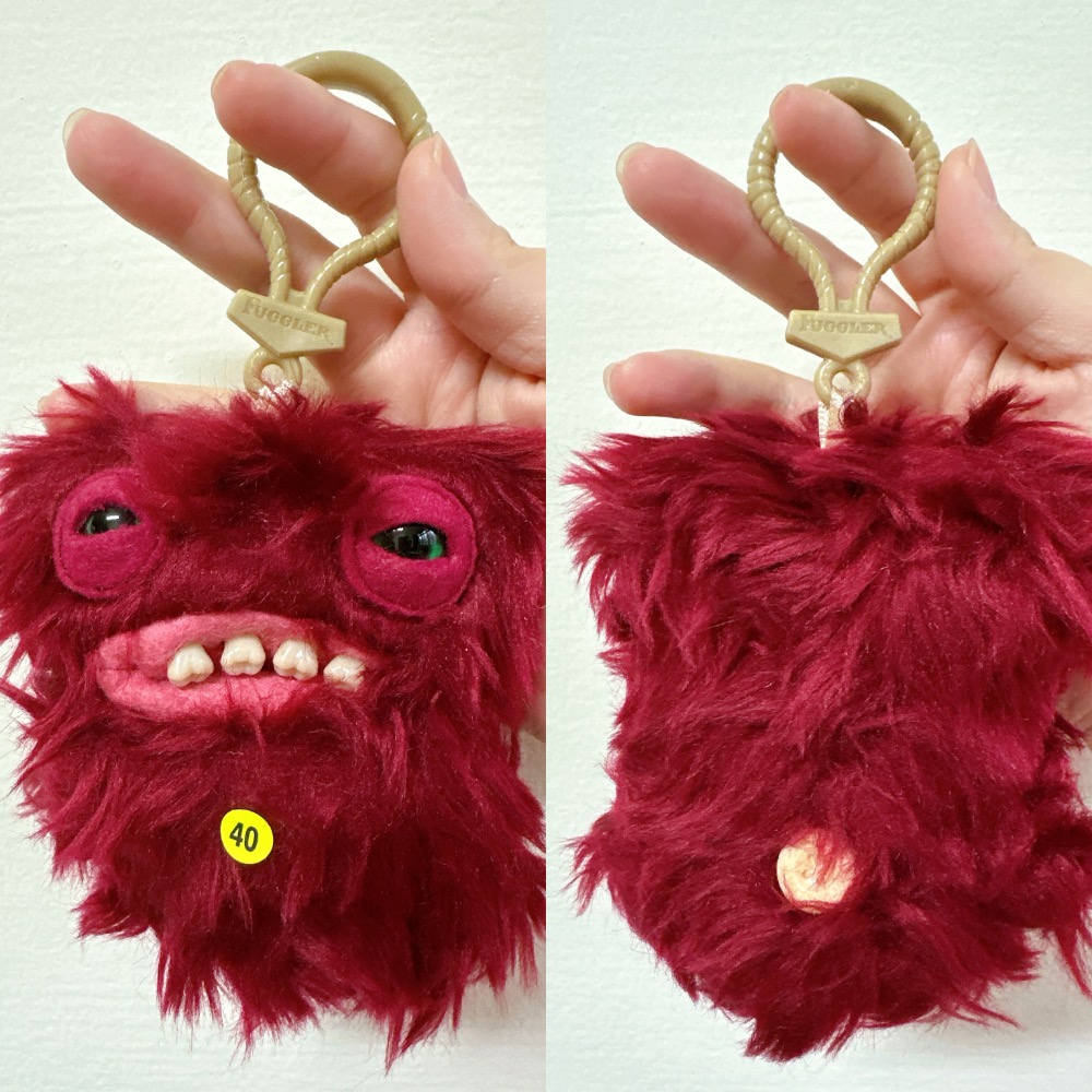 絕版放克牙寶第二代 紅寬眼怪 紫豁牙怪 現貨-細節圖7