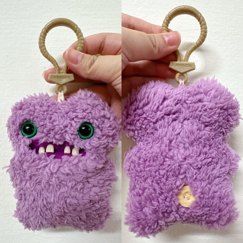 絕版放克牙寶第二代 紅寬眼怪 紫豁牙怪 現貨-細節圖2