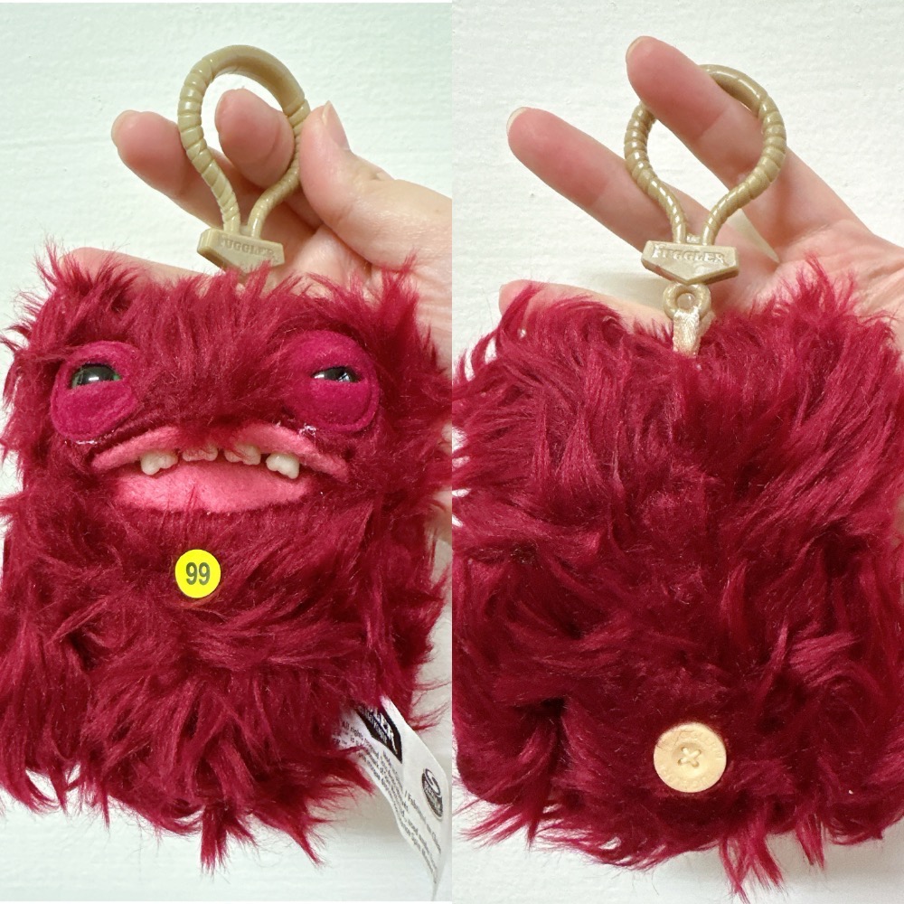 絕版放克牙寶第二代 紅寬眼怪 紫豁牙怪 現貨-細節圖3