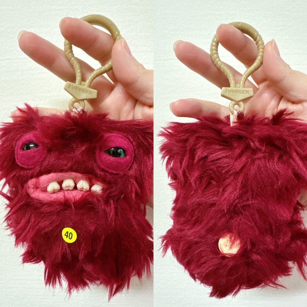 絕版放克牙寶第二代 紅寬眼怪 紫豁牙怪 現貨-細節圖7