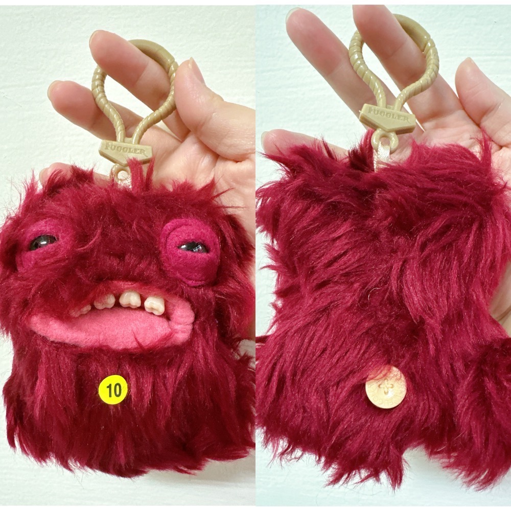 絕版放克牙寶第二代 紅寬眼怪 紫豁牙怪 現貨-規格圖8