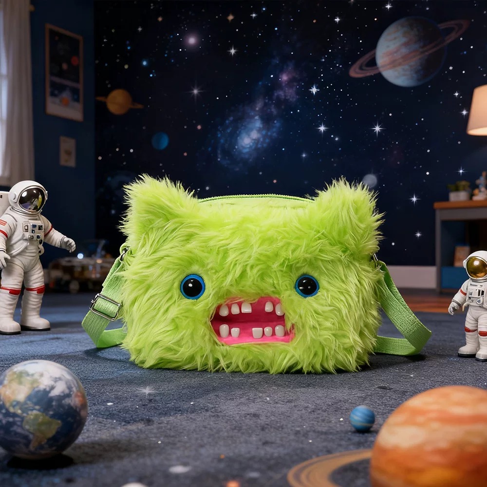 正版Fuggler牙齒怪-大頭斜背包 放克牙寶 現貨-細節圖2