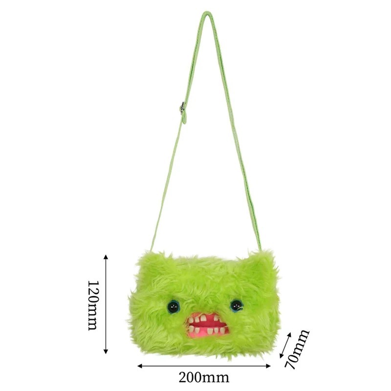 正版Fuggler牙齒怪-大頭斜背包 放克牙寶 現貨-細節圖5