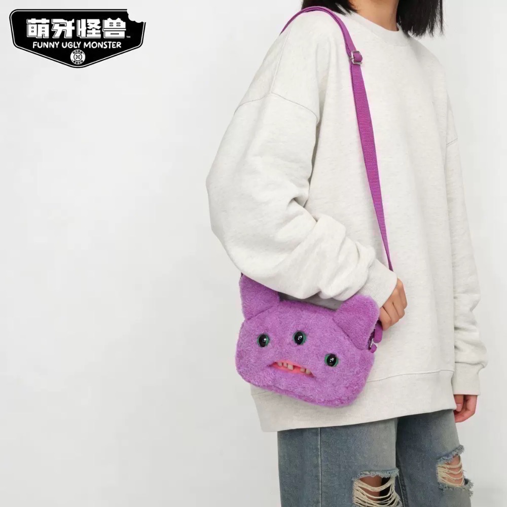 正版Fuggler牙齒怪-大頭斜背包 放克牙寶 現貨-規格圖9